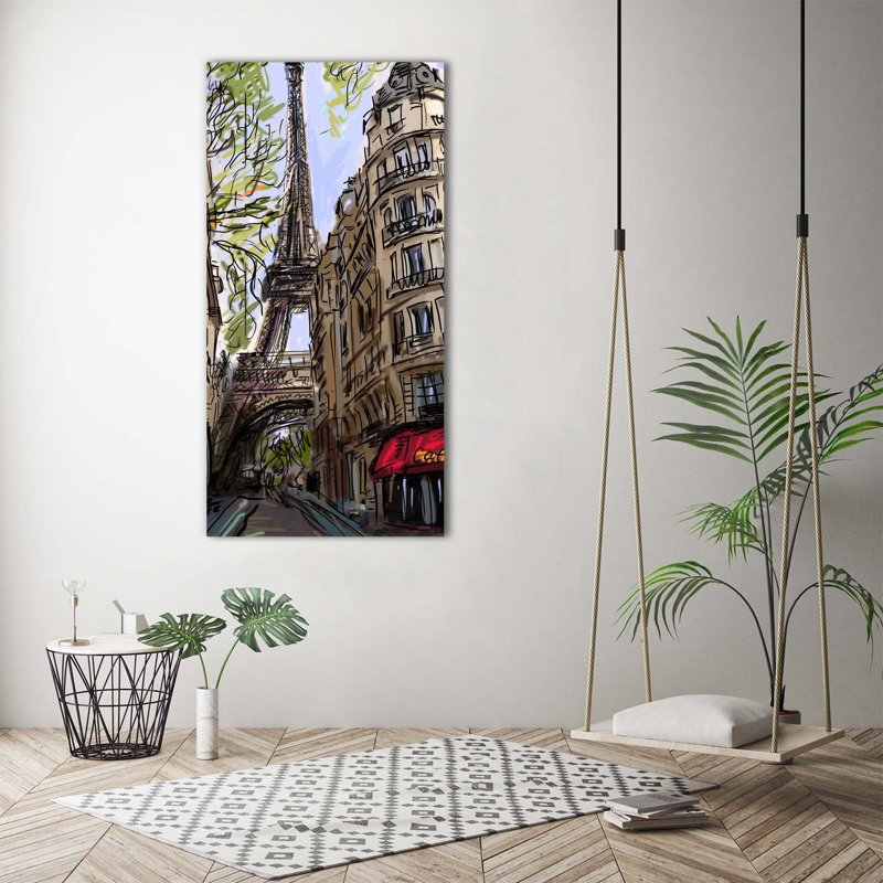 Eiffel Tower Paris - Wrapped Canvas Print