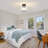 1-Light Dimmable Crystal Drum Semi Flush Mount Ceiling Light for Bedroom Kitchen Hallway-1154478648