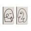 «Mindful Gaze», 2 pièces sur toile-1992342240-1992342258