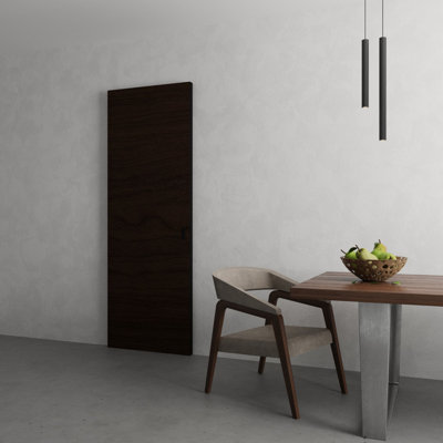 Hidden Barn with Black Edges Planum 0010 Noce 28" x 84"
