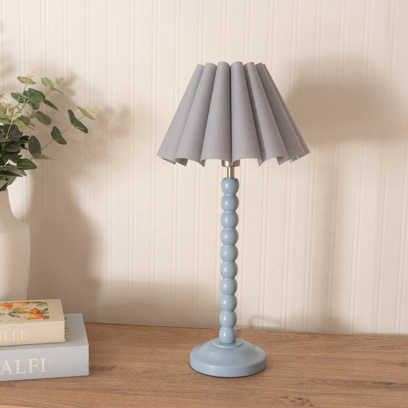 Asayo Table Lamp, Blue, No, Grey