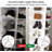 8 Tier Rotating Shoe Rack Tower, Spinning Shoe Display, Shoe Organizer,360 Shoe Rack Storage Round Carousel, Vertical Handbag Rotate Shoes Closet Organization
