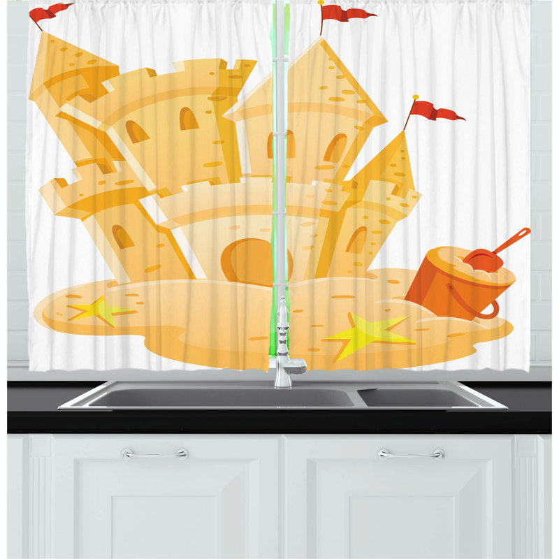 Pointed Kitchen Curtain
