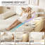 80" Oversized Upholstered Chaise Lounge Chenille Sleeper Sofa With Large Pillow-256428548