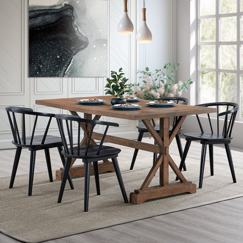 Mayani Contemporary Solid Wood Dining Chair 