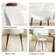 Chaise d'appoint moderne avec pieds en métal et dossier solide pour la salle à manger-1616941253-1616941251