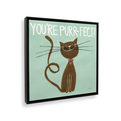 Happy Cats Smile by Anne Tavoletti Canvas Art Print