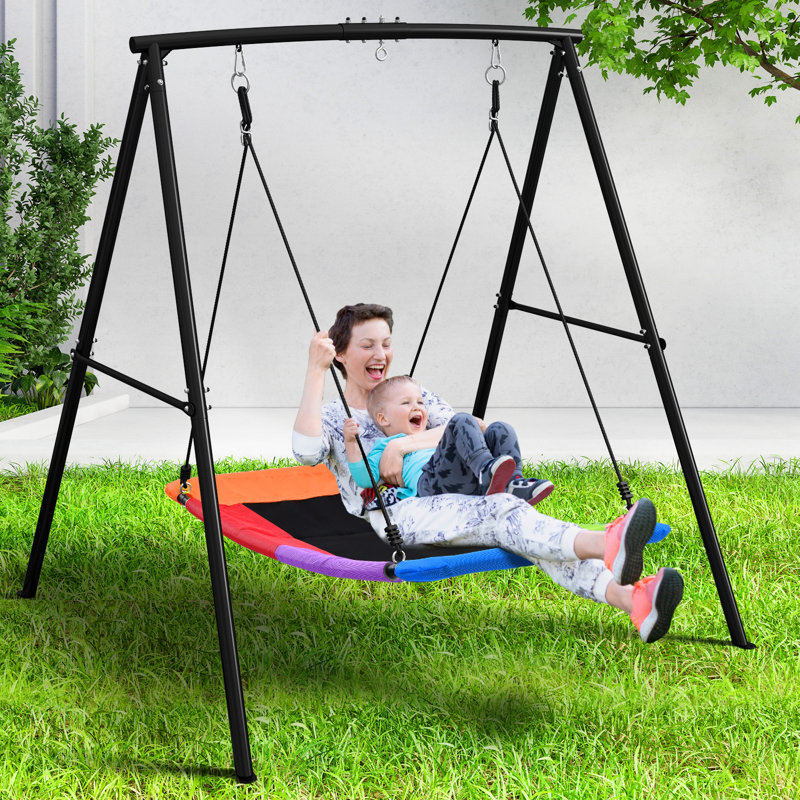 Metal Swing set with 60" Swing