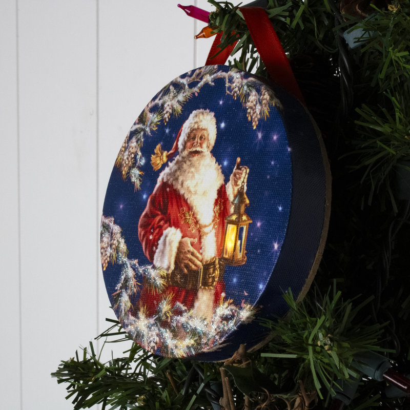 Ornement DEL Enchanted Santa