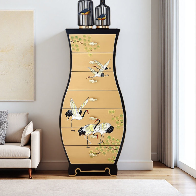 Armoire décorative dorée Simple Design