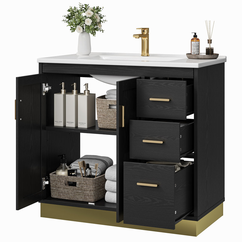 Meuble-lavabo simple 36 po Vicky