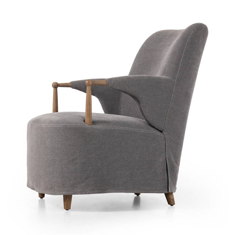 Brently Chair, Broadway Denim Linen