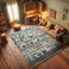 Machine Printed 114cm X 69cm Area Rug