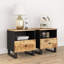 Biby 40cm W Manufactured Wood Bedside Table-1126286361