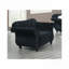 Chaise en velours noir