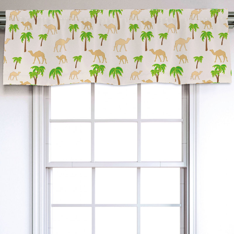 Sateen Ruffled Window Valance