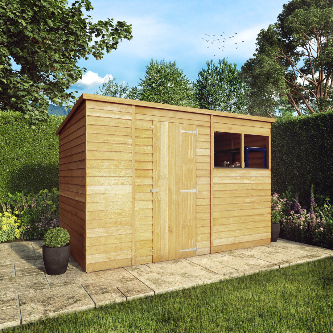Mercia 10 x 6ft Overlap Pent Shed