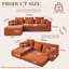 4 Seater Corduroy Sleeper-2088745428