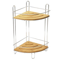 Honey-Can-Do Bamboo Hanging Shower Caddy ,Natural