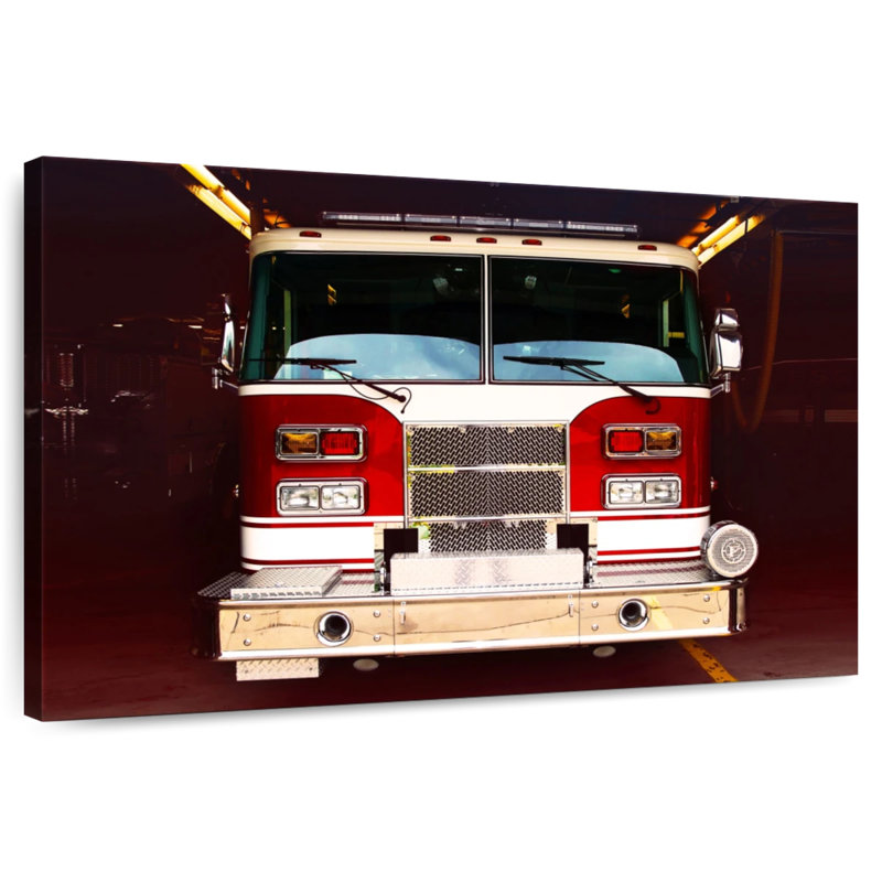 Mehar Fire Truck, 8" H x 12" W