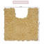 Schoenberger 100% Cotton Contour Bath Mat 20"x20"-170357702