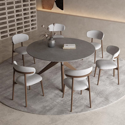 Table de salle à manger moderne moderne Wabi-Sabi