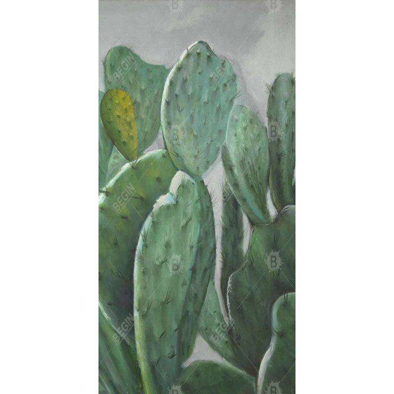 Paddle cactus - 15.75"x31.50" Desk mat