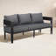 Viola 77.56'' Metal Outdoor Patio Sofa-1223804468