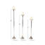3 Piece Aluminum Tall Candle Holder Set, 27", 32", 40"H-710550371