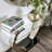 48'' Glass Top Console Table
