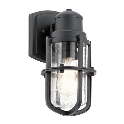 Lakemont Black Outdoor Wall Lantern