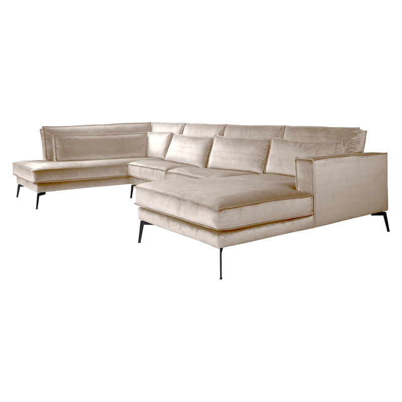 Avryn 6 Seater Large Sectional, Sand
