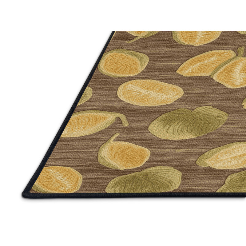  Tapis lavable Longan, Carré 5 pi
