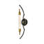 Otto 2 - Light Dimmable Black/Brass Armed Sconce