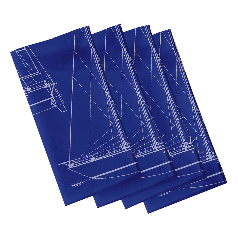 Serviette 19 "Aksel Sail Plan Trio