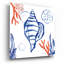  «Coastal Jewels 2» par Farida Zaman, art mural en verre acrylique, 12 po x 12 po