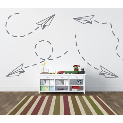 Adhésif décoratif papier avion