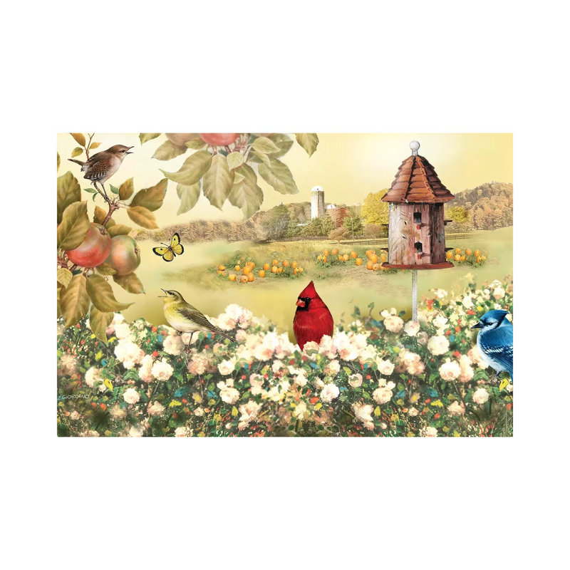 Above The Flowers by Giordano Studios - Wrapped Canvas Gallery-Wrapped Canvas Giclée, 20.32cm H x 30.48cm W