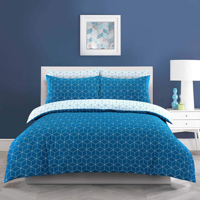 NightComforts Geometric Duvet Cover Set