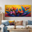 Décoration murale orange, vert, oiseau exotique et oiseaux exotiques-62748322-234225237
