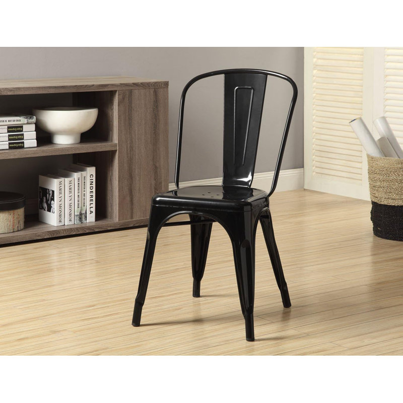 Fauteuil sans accoudoirs (thermolaqué), Noir, noir, noir, noir
