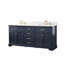 Meuble-lavabo double avec plateau en pierre artificielle Currahee-2099547472