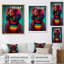 Impression sur toile Cool Dachshund In Rainbow Designer-475494819-475494821