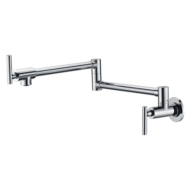 Robinet remplisseur de pot avec accessoires, Chrome