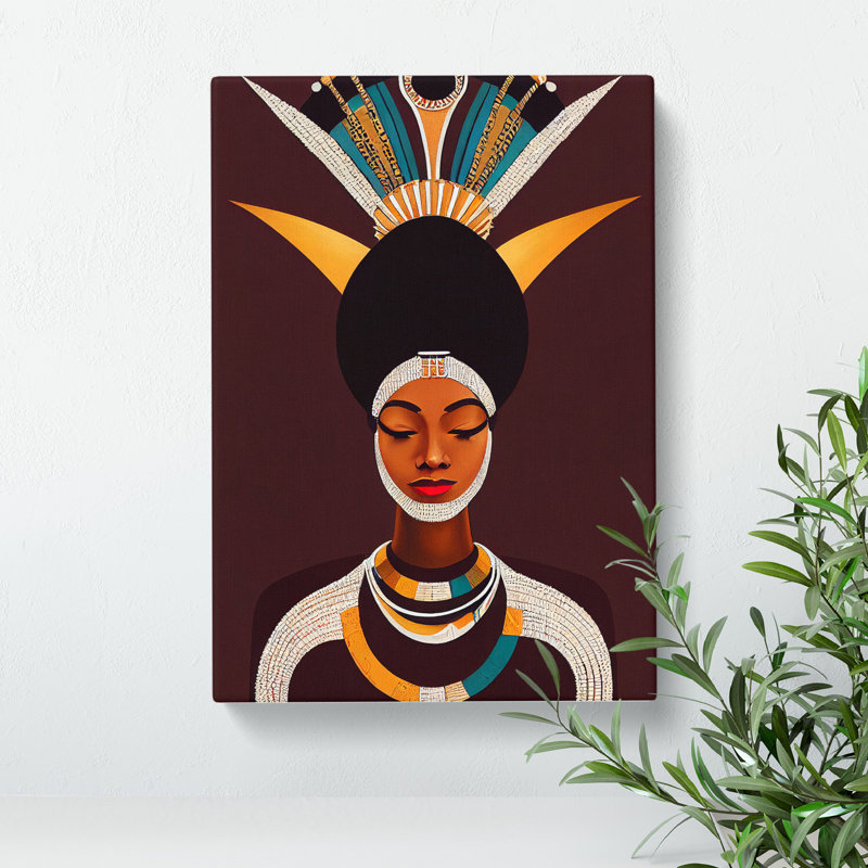 An Unusual Woman Abstract - Wrapped Canvas, 50cm H x 35cm W x 3cm D