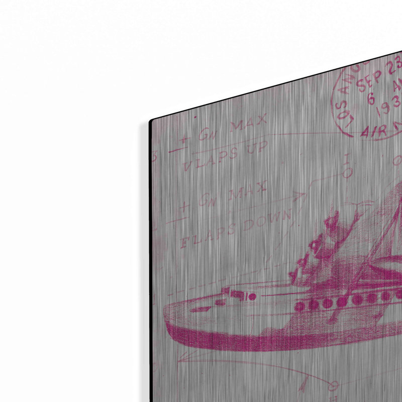 «Flight Schéma III en rose» par Ethan Harper, H 12 po x l 16 po
