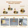 12”Ceiling Mounted Thermostatic Rainfall Shower System with 3 Body Jets and Storage Shelf