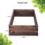 Isan Wood Raised Garden Bed