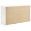 Contemporain 4 grands lits avec commode blanche doublée de feutre brillant, losange et rangement organisé