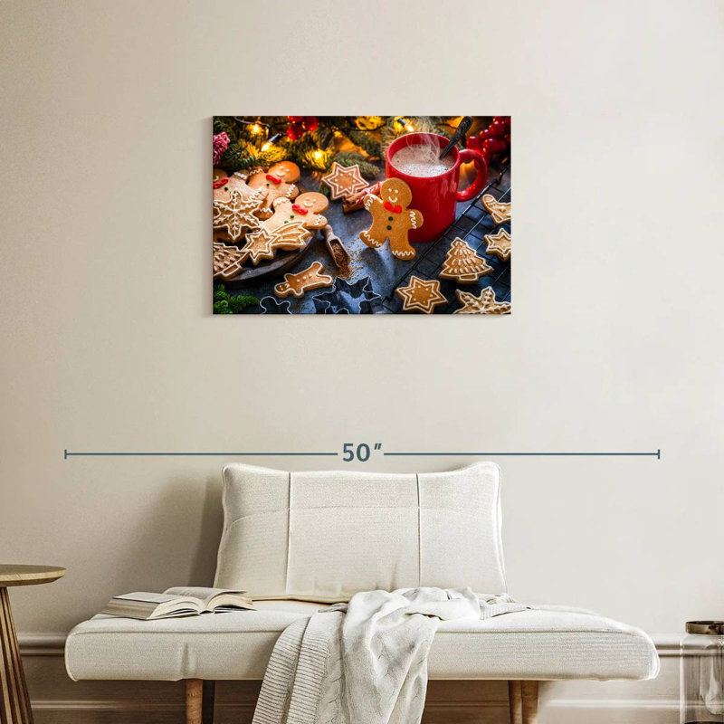 Yarlin Christmas Cookies, 20" H x 30" W